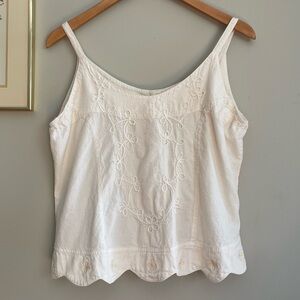 Embroidered White Blouse